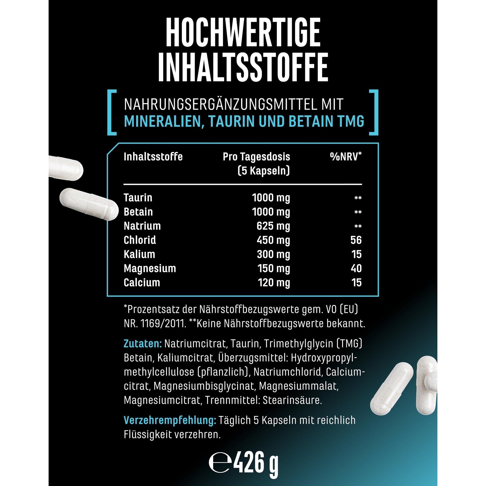 Elektrolyt Complex Plus 300 Kapseln – Anwendung