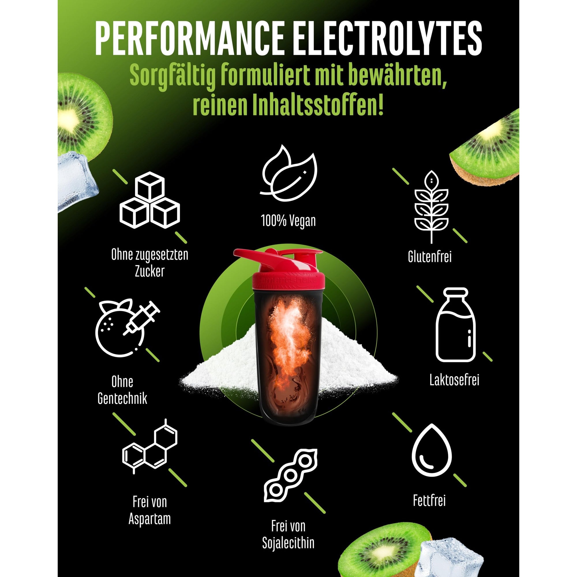 Performance Electrolytes Kiwi 400g – Anwendung
