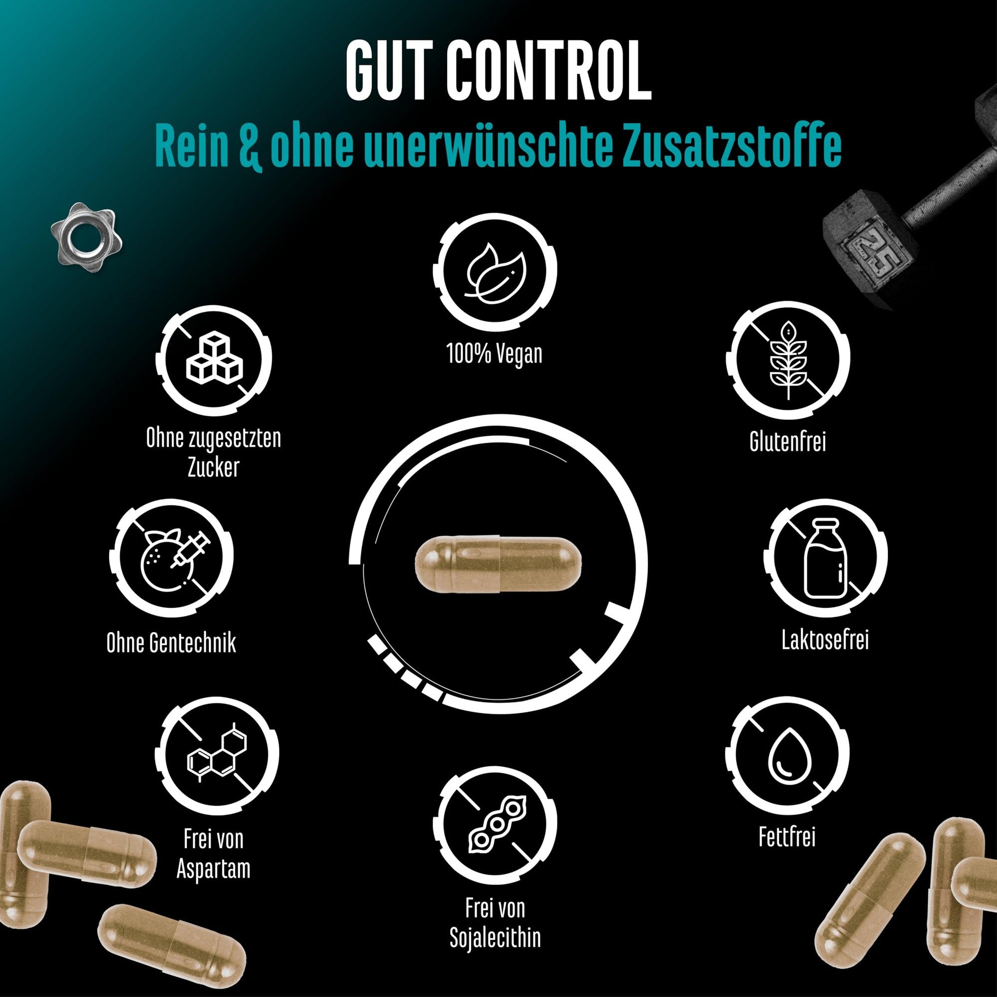 Gut Control GEN – vegan und laborgeprüft, ohne unnötige Zusätze