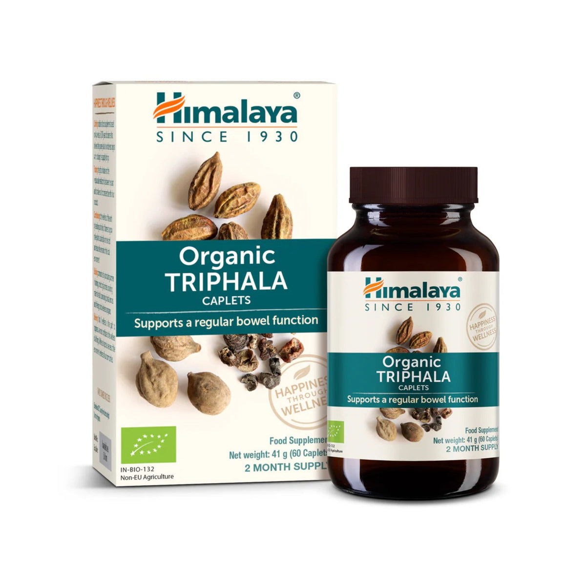 Organic Triphala 688mg | 60 Tabletten | Himalaya