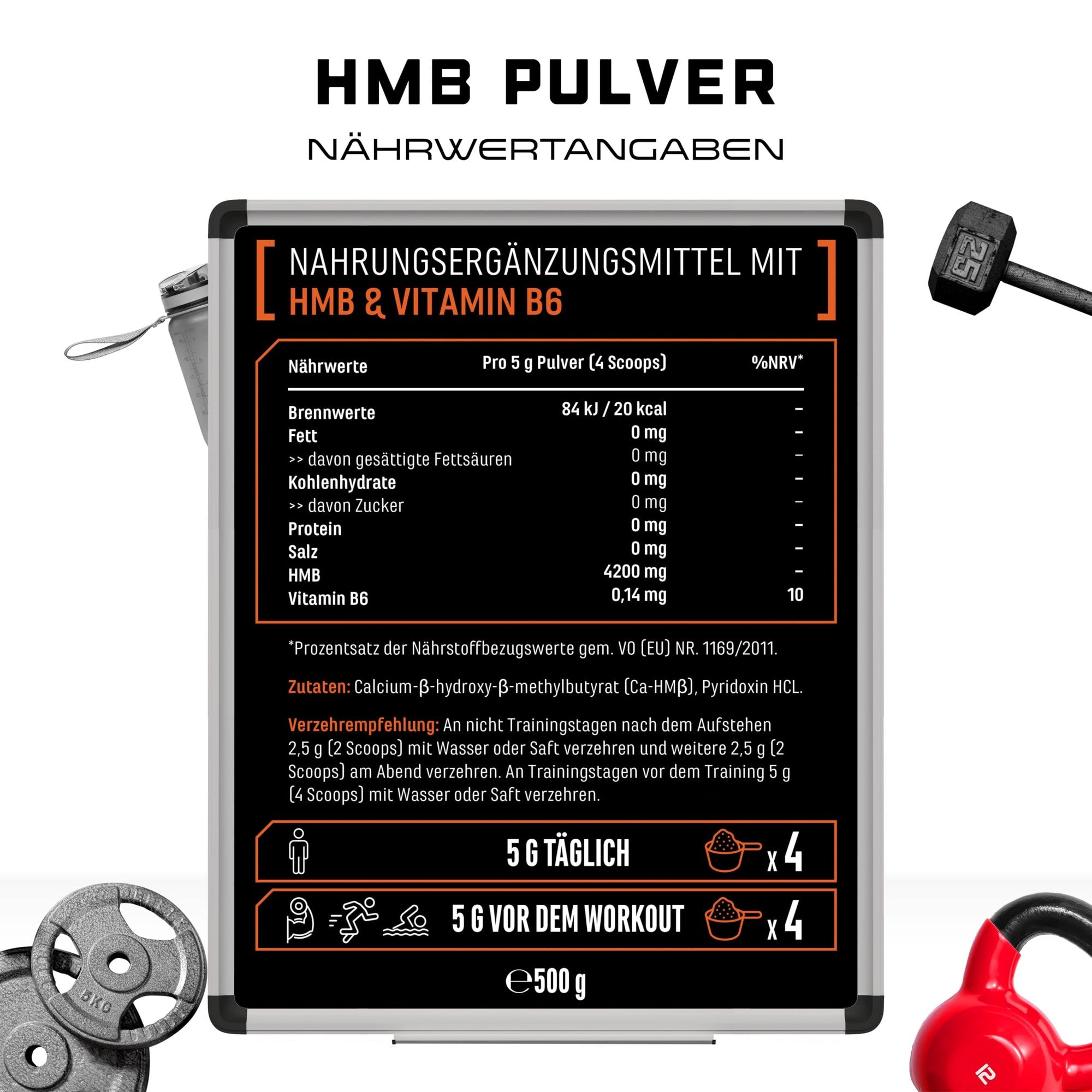 HMB Pulver GEN – vegan und laborgeprüft