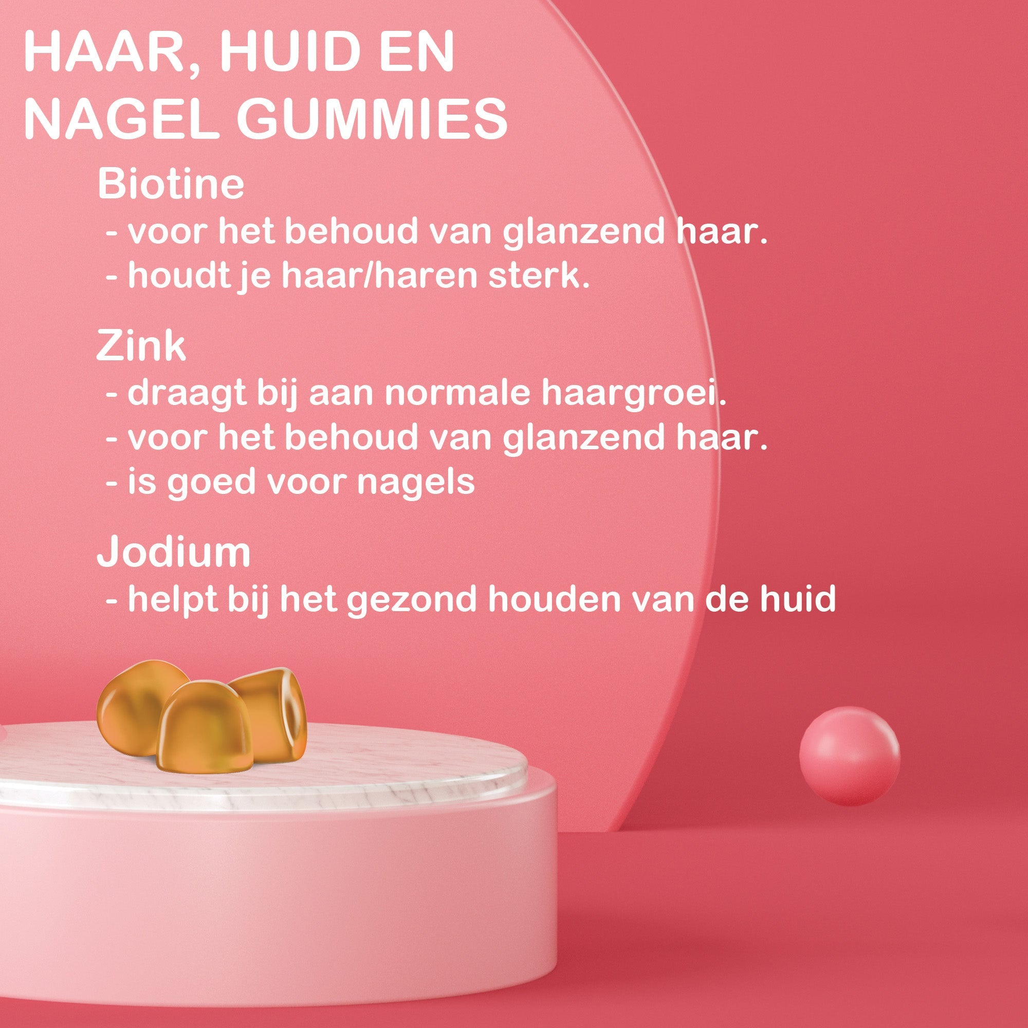 Haar, Haut & Nägel Gummies | 60 Gummies | LUTO Supplements