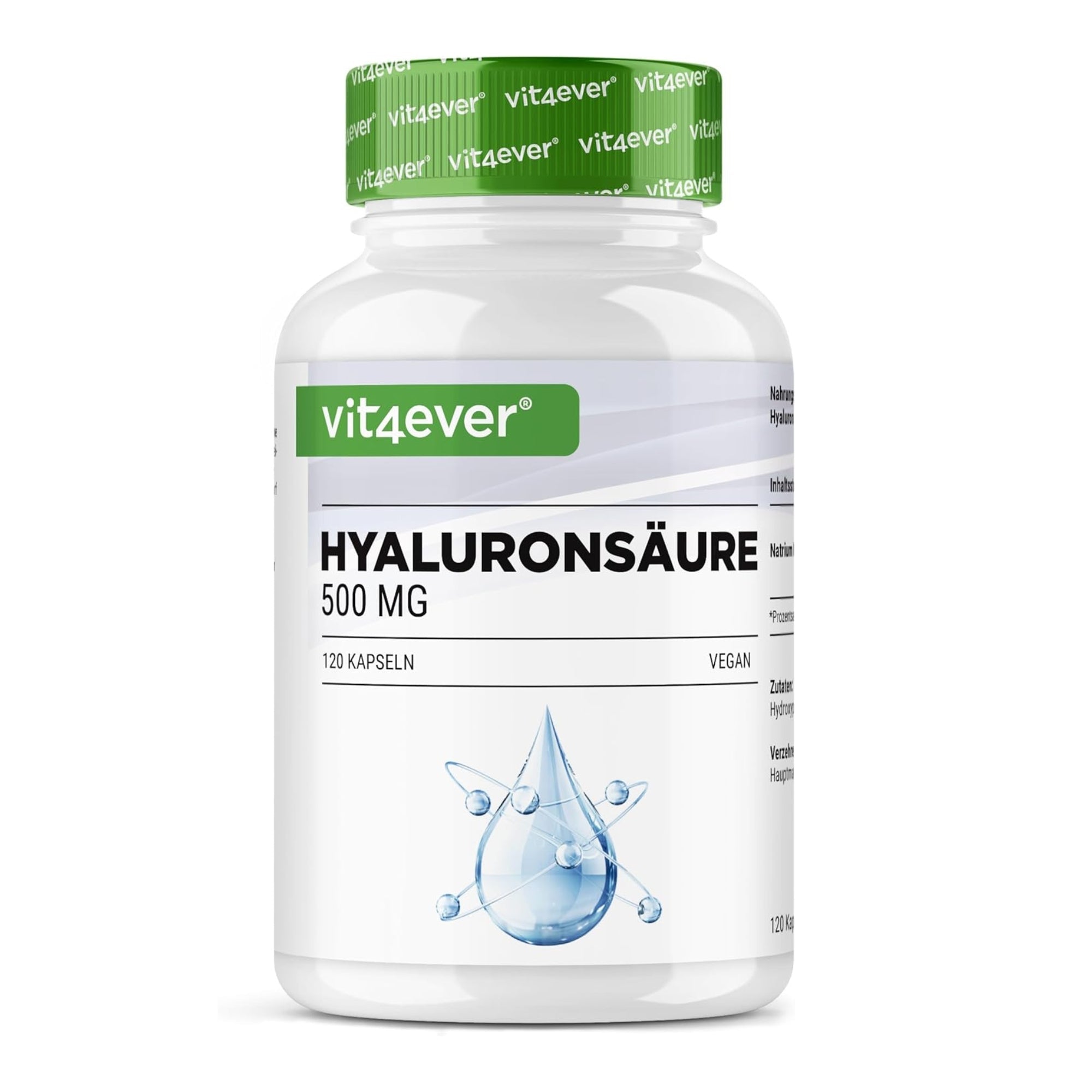 Vit4ever Hyaluronsäure 500mg - Kapseln