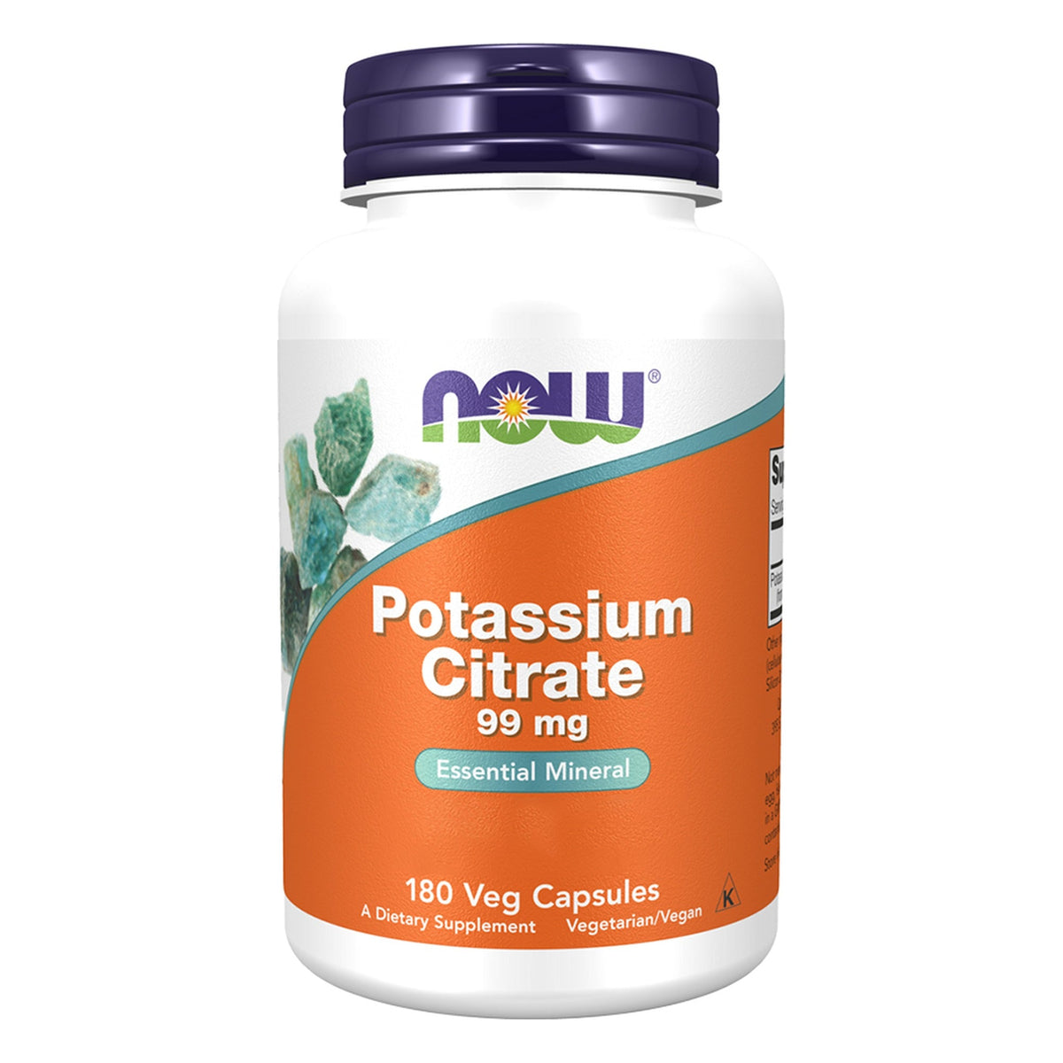 Kaliumcitrat 99mg | 180 Kapseln | NOW Foods