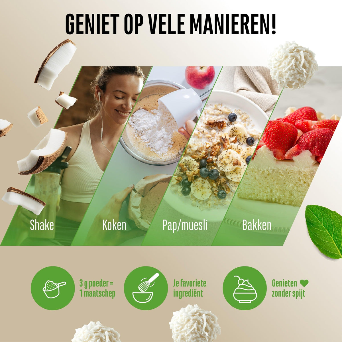 Flavor Craft Kokostraum Geschmackspulver | 250 g | Vit4ever