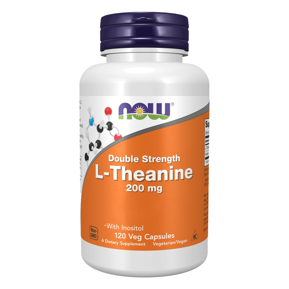 L-Theanin 200mg Double Strength | 120 Kapseln | NOW Foods