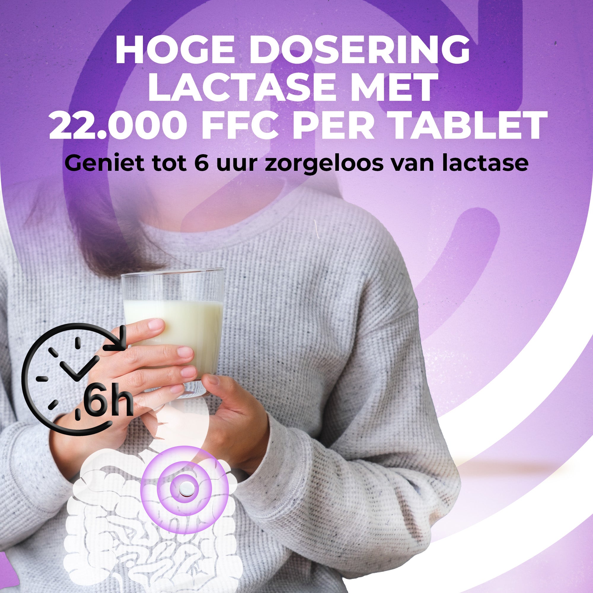 Lactase 22.000 FCC | 365 Tabletten | LUTO Supplements
