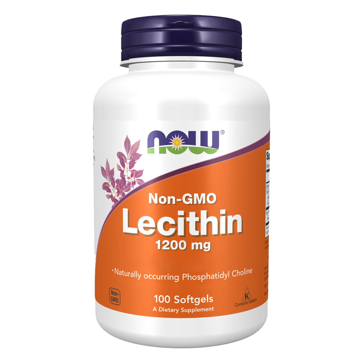 Lecithin 1200 mg | 100 Softgels | NOW Foods