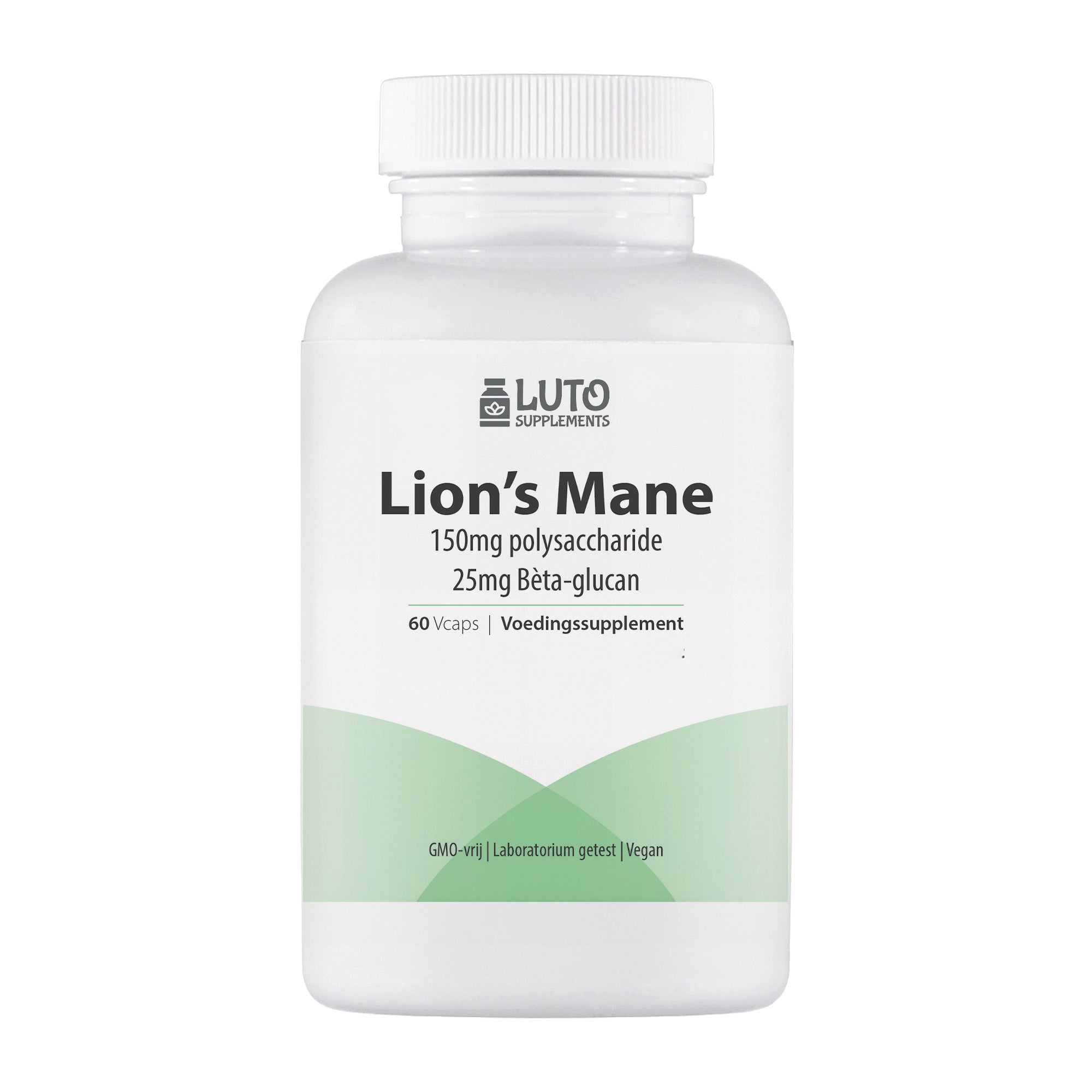 LUTO Supplements Lions Mane 1000mg 300mg polysaccharide paddenstoelextract capsules | kopen in Nederland en België