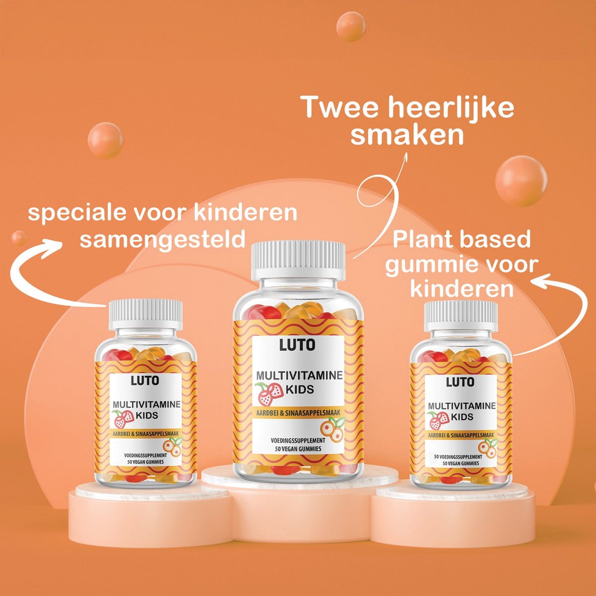 Multivitamin Kids | 50 vegane Gummies | LUTO Supplements