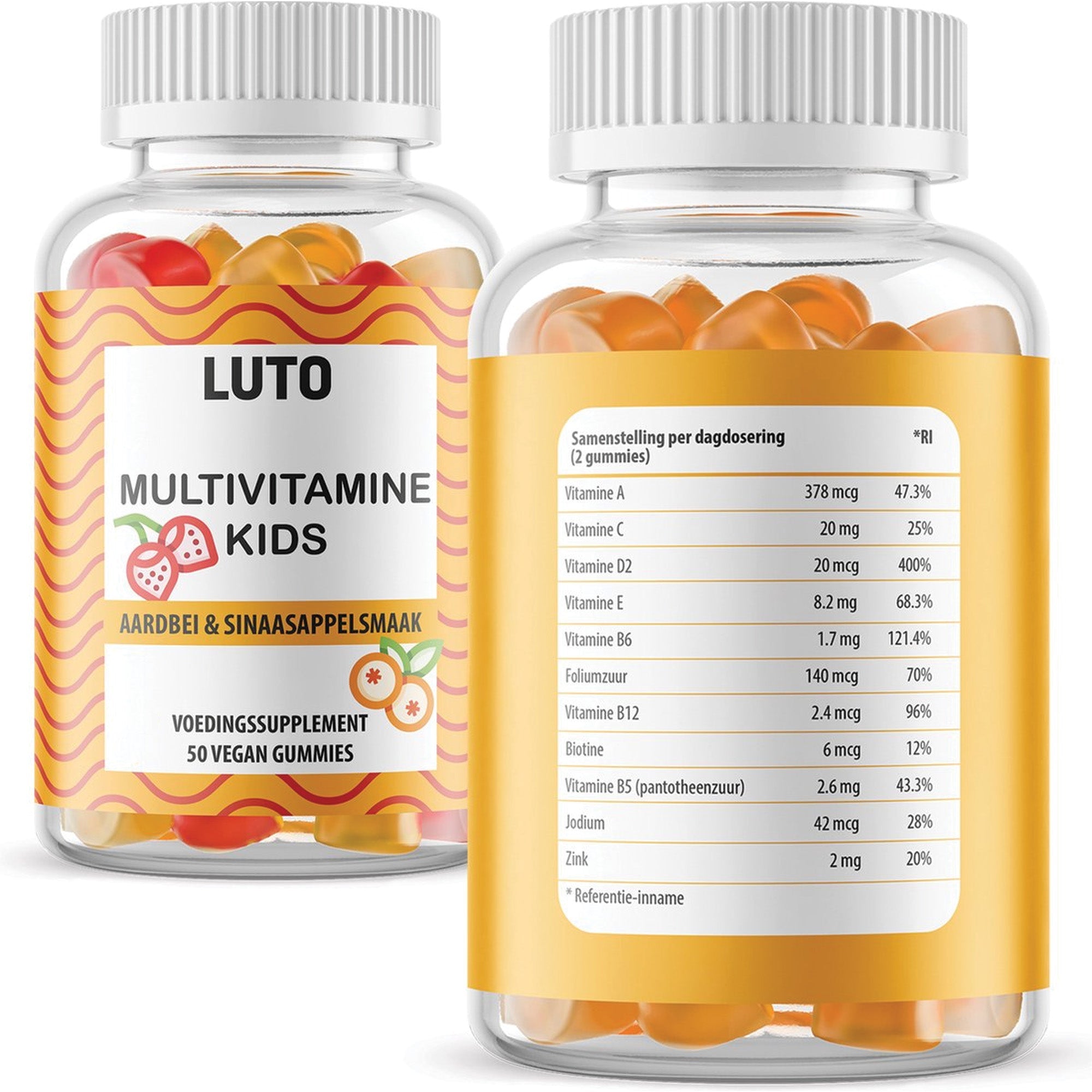 Multivitamin Kids | 50 vegane Gummies | LUTO Supplements