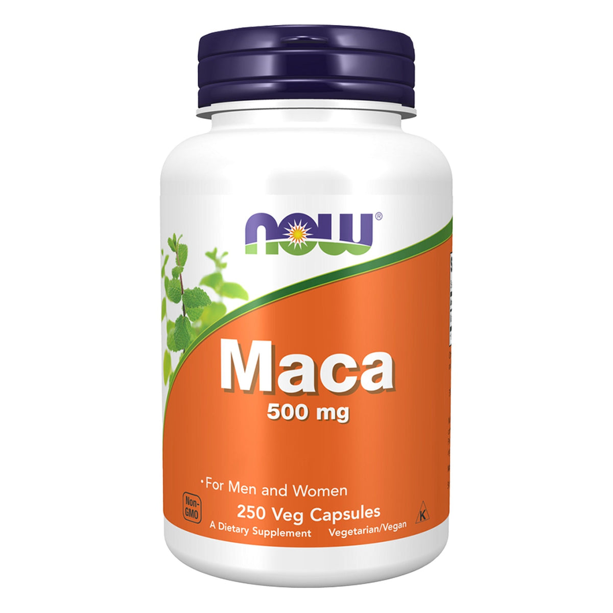 Dose NOW Foods Maca 500mg Kapseln aus gemahlener Macawurzel, 250 Kapseln #Inhalt_250 Kapseln