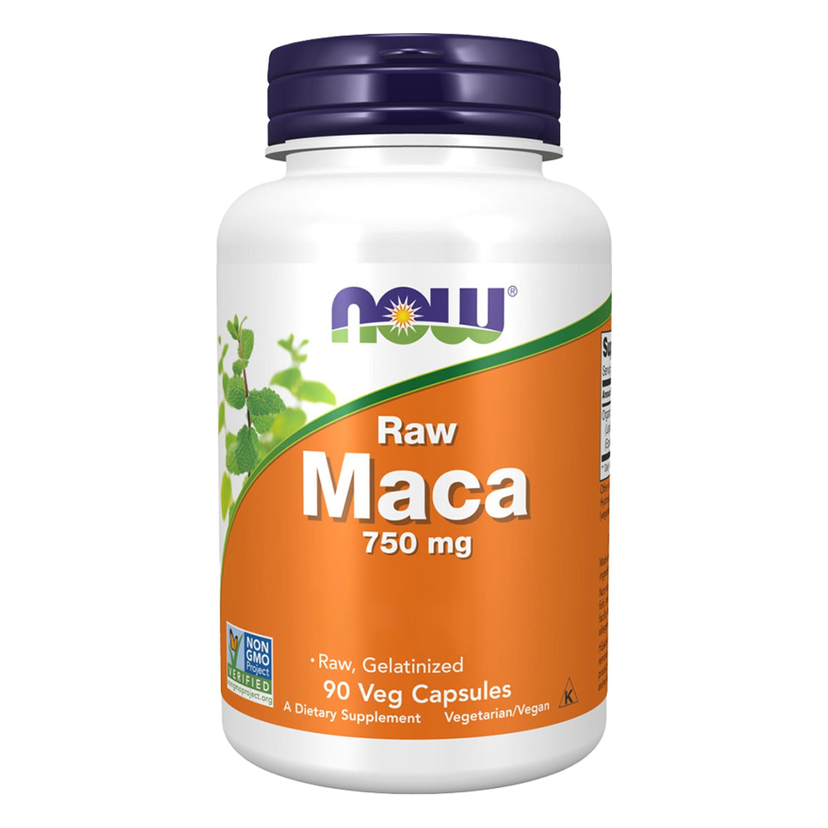 Maca 6:1 Konzentrat 750mg RAW | 90 Kapseln | NOW Foods