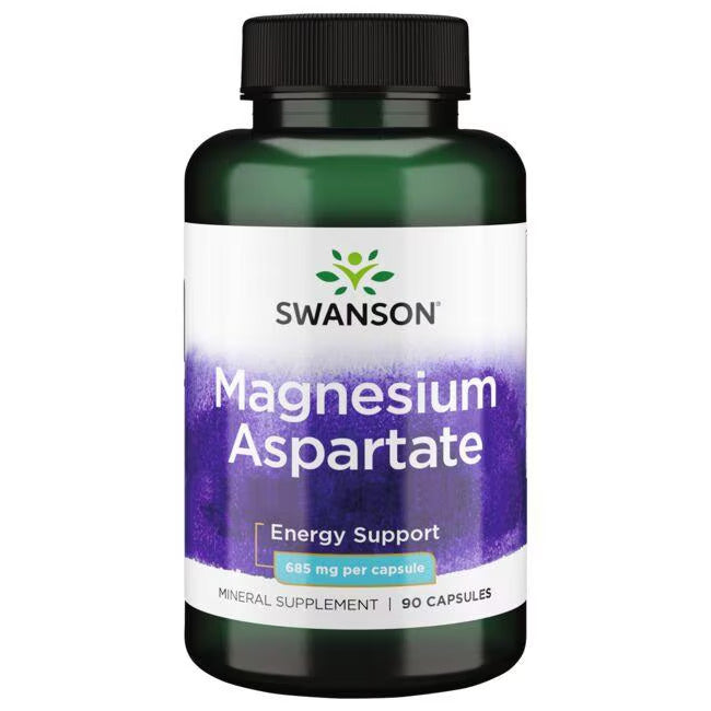 Magnesium Aspartat 90 Kapseln von Swanson – Produktbild