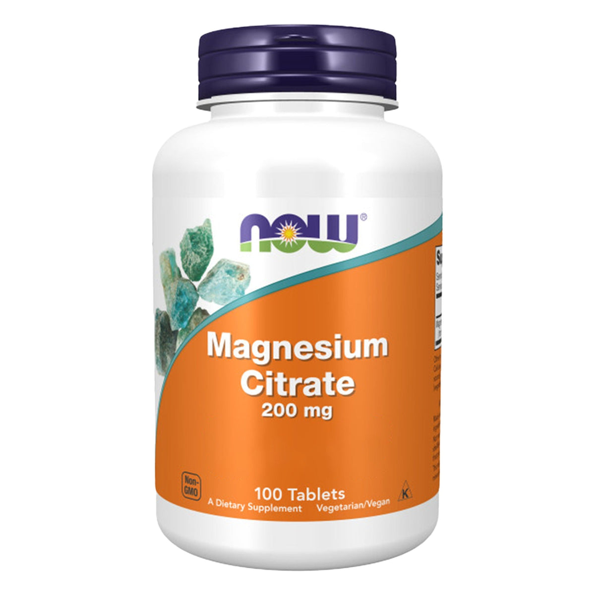 Magnesiumcitrat 200mg | 100 Tabletten | NOW Foods