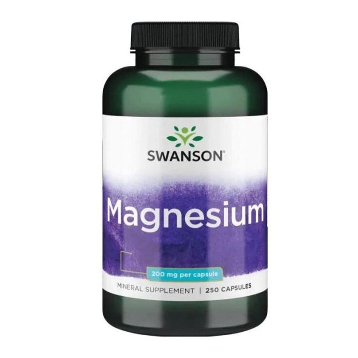 Swanson Magnesiumoxid 200 mg 250 Kapseln