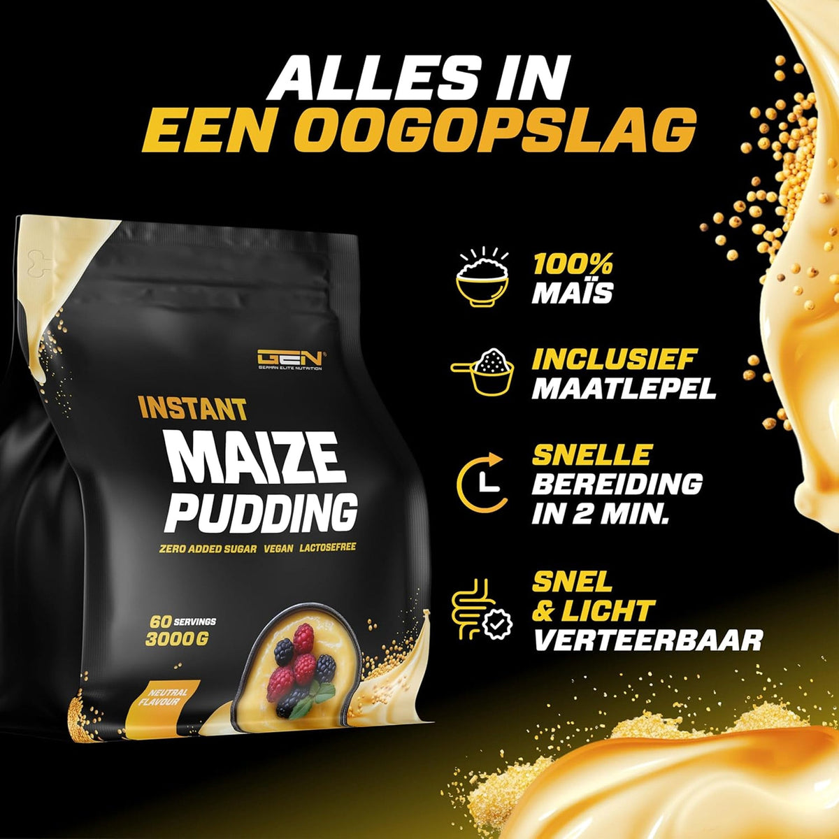 Maize Pudding | 3 kg | German Elite Nutrition