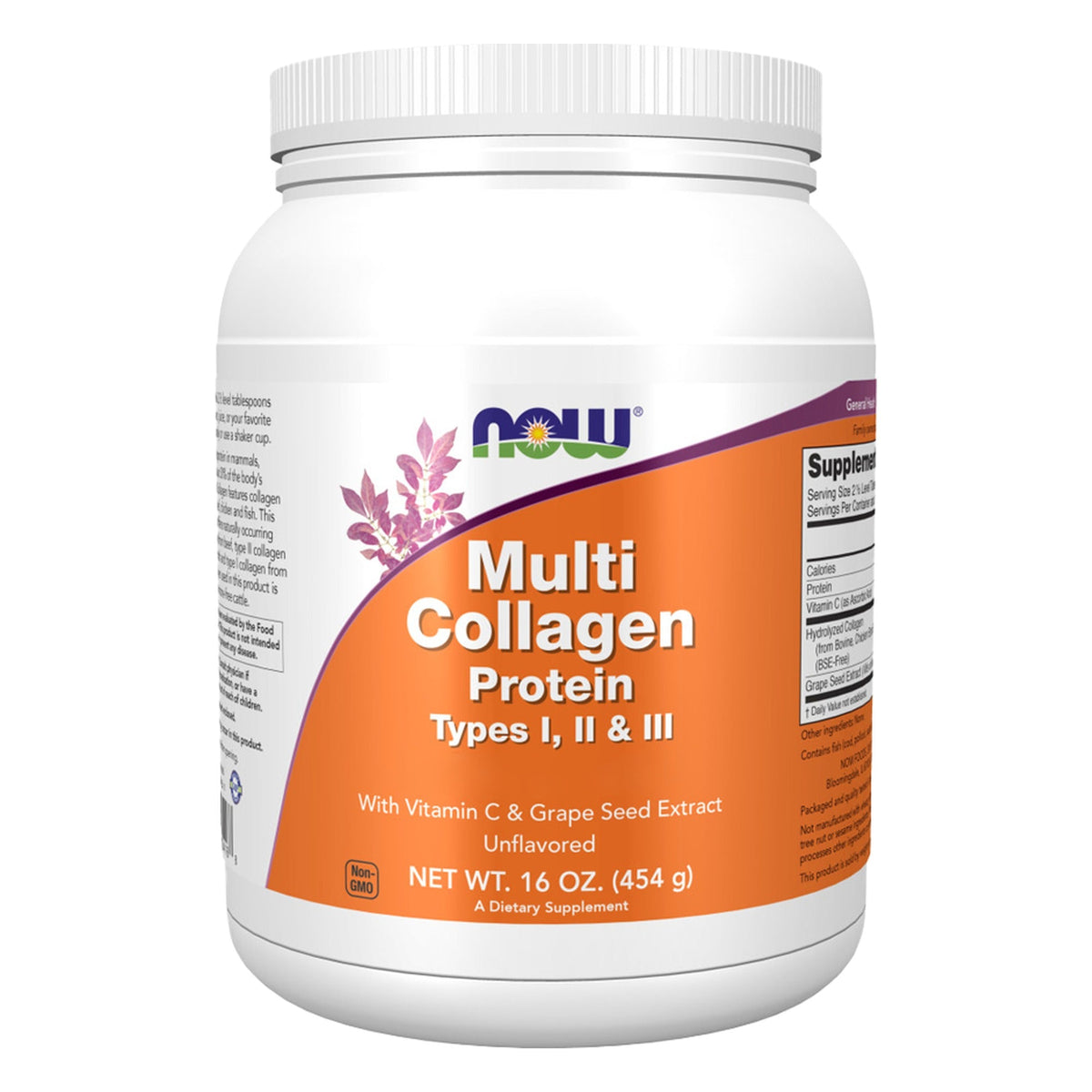 Multi Collagen Protein | 454 Gramm | NOW Foods