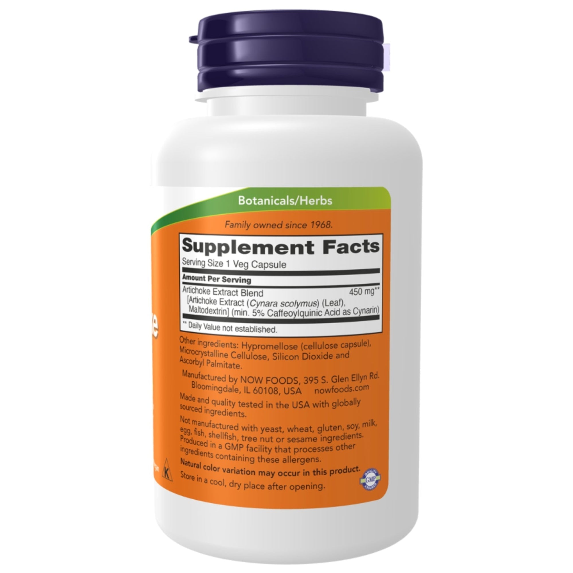 Artischockenextrakt 450 mg | 90 Kapseln | NOW Foods