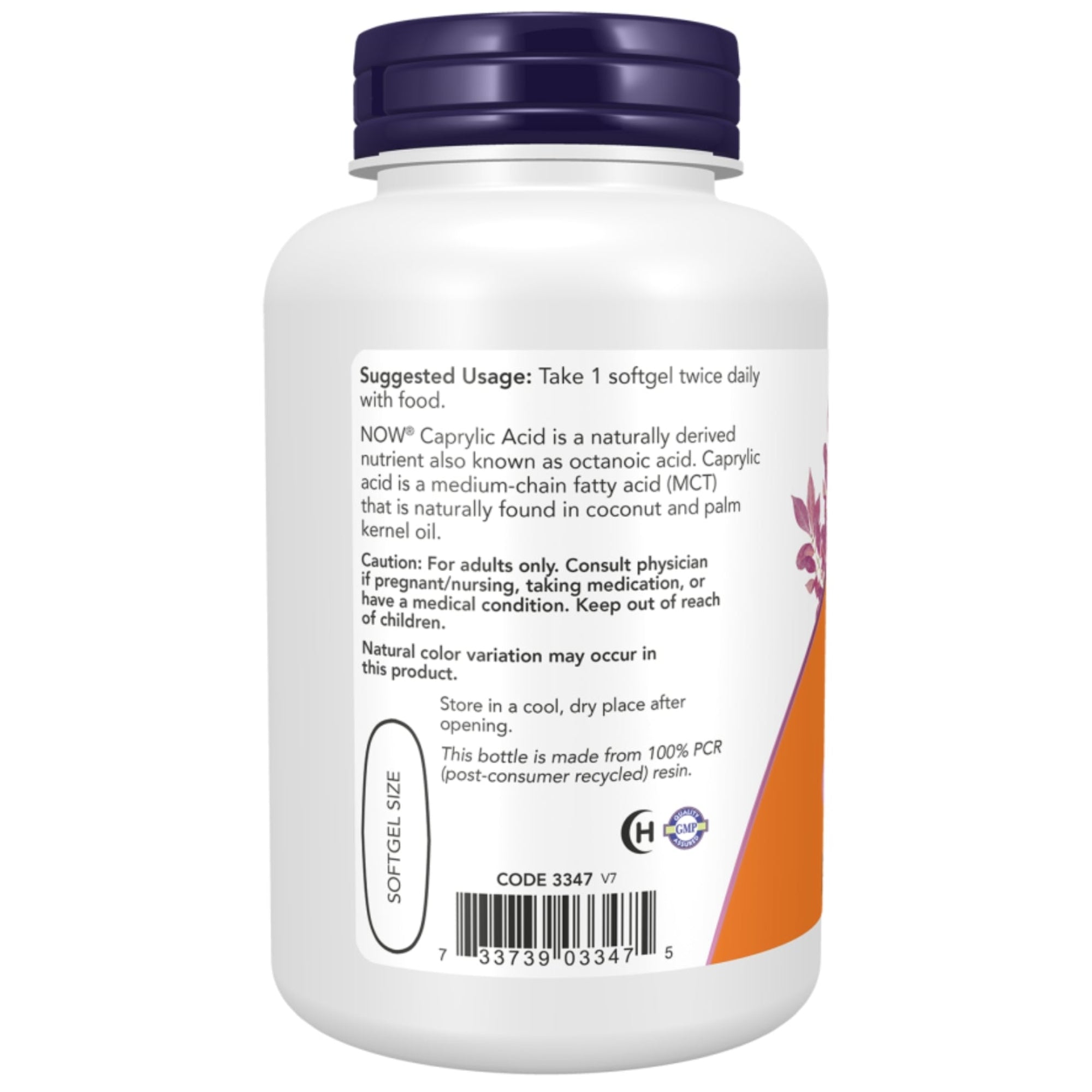 Caprylsäure 600 mg | 100 Softgels | NOW Foods
