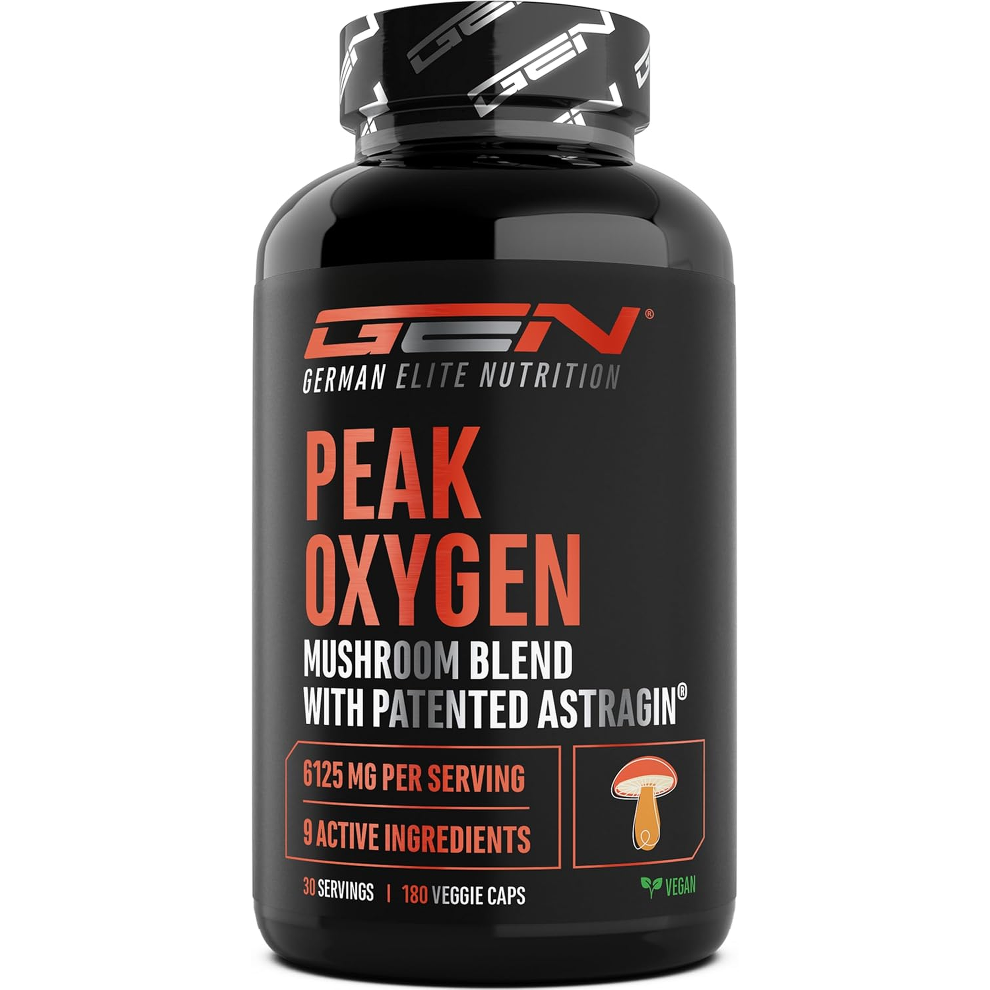 Peak Oxygen Pilzkomplex | 180 Kapseln | GEN