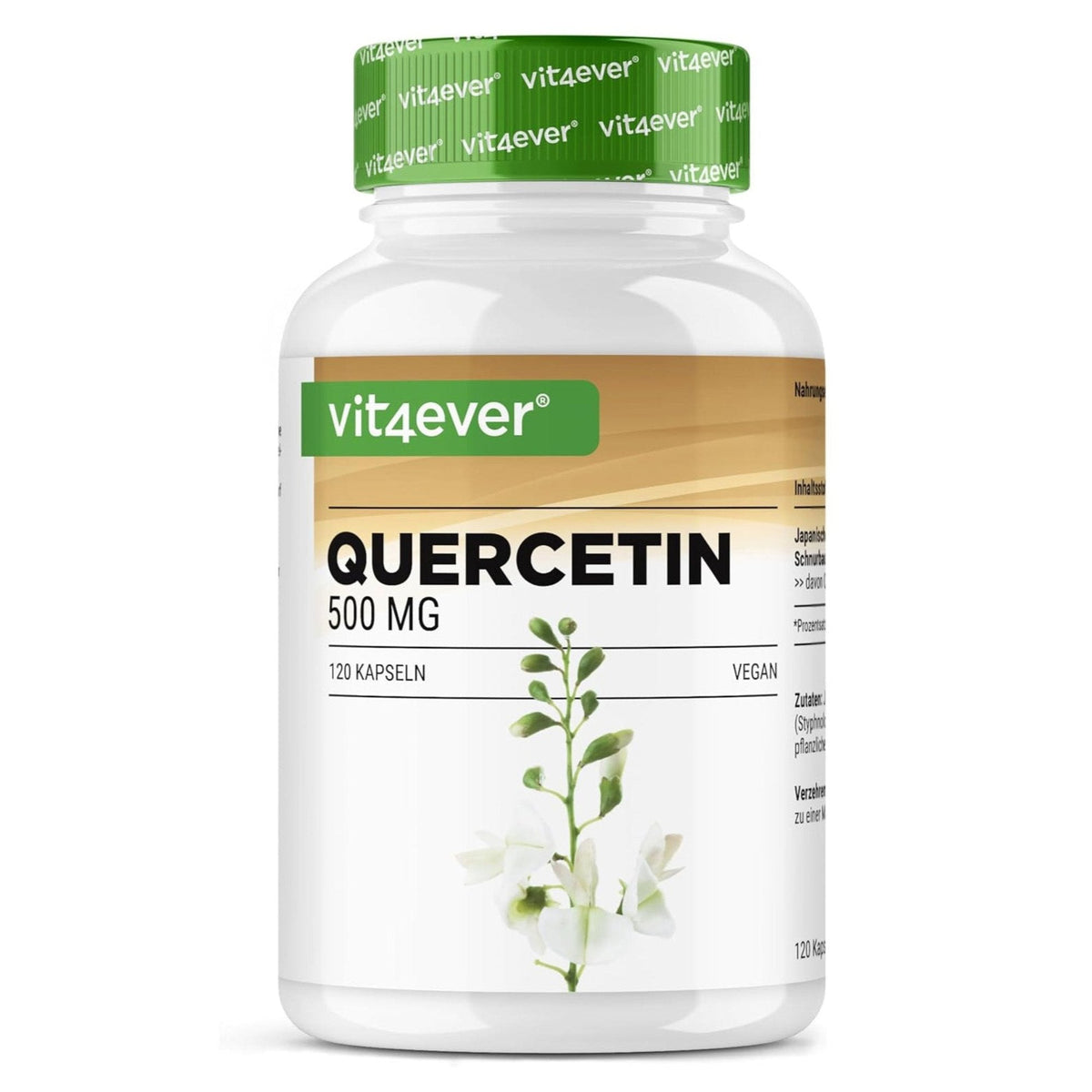 Vit4ever Quercetin 500 mg - 120 Kapseln