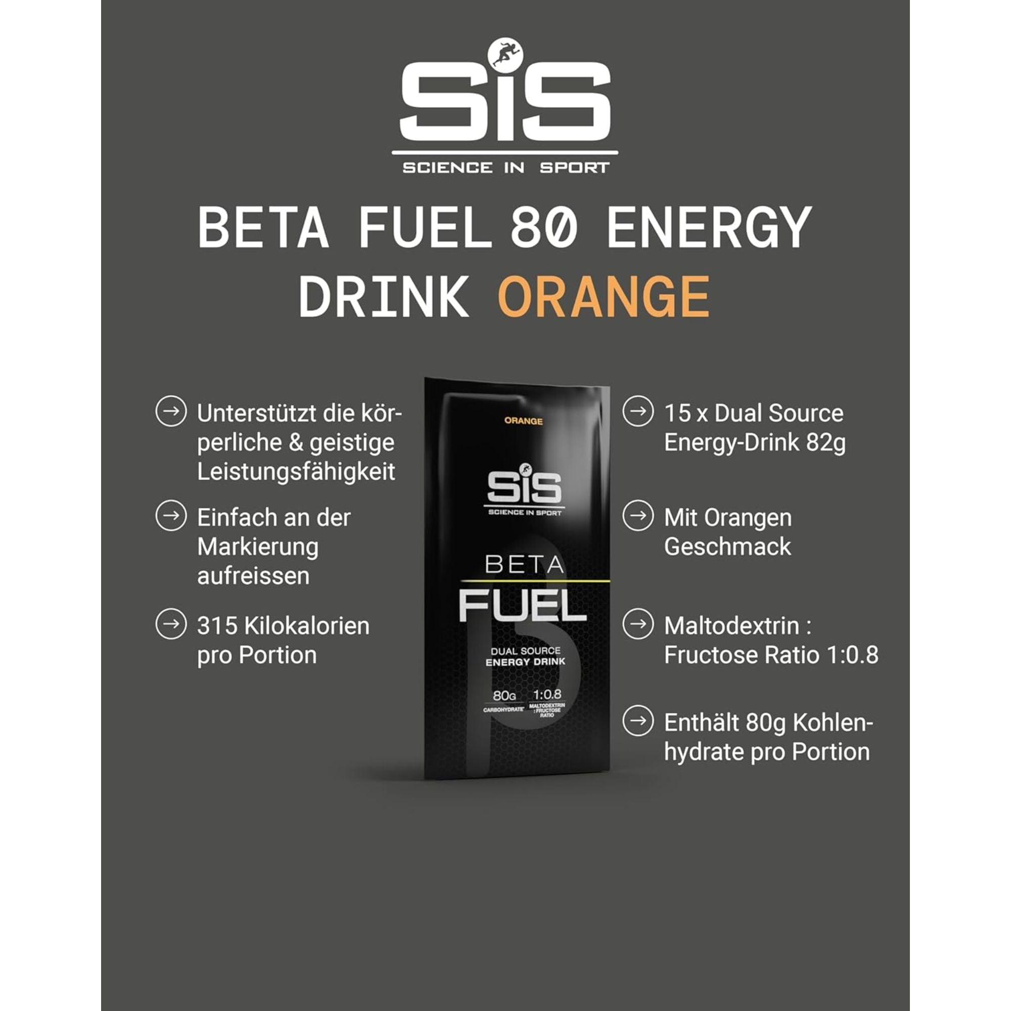 SiS Beta Fuel 80 Sachet | Orange