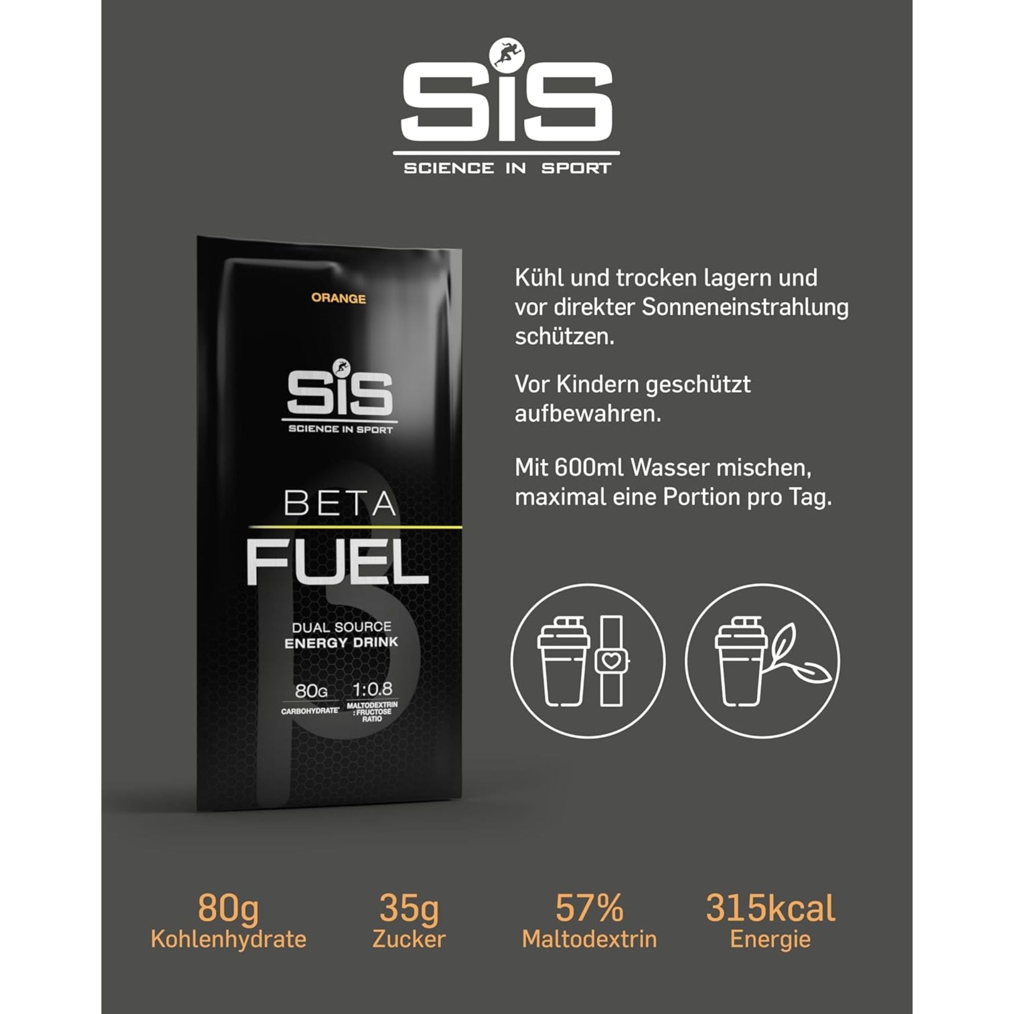 SiS Beta Fuel 80 Sachet | Orange