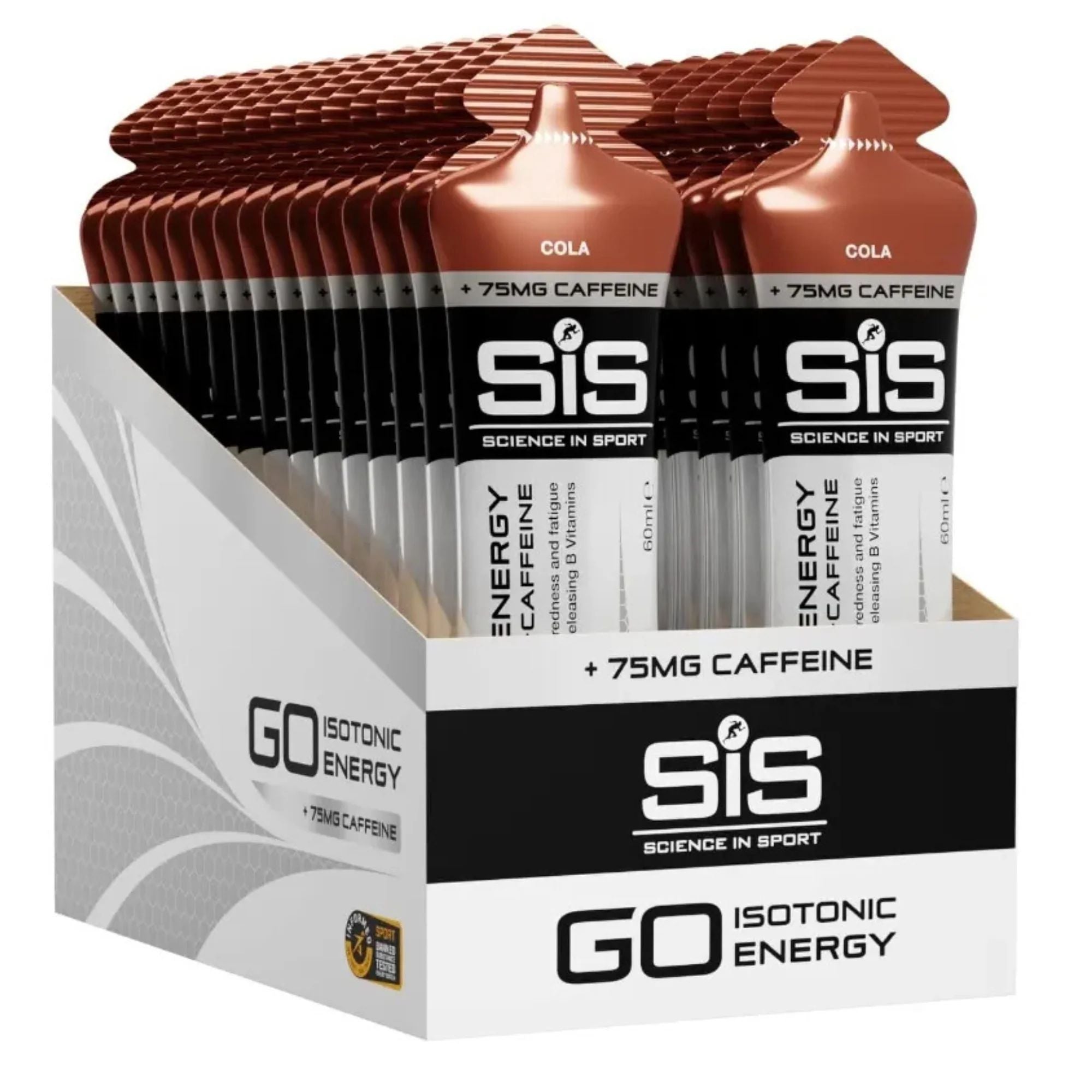 SiS Go Isotonic Energy Gel + Koffein | Cola