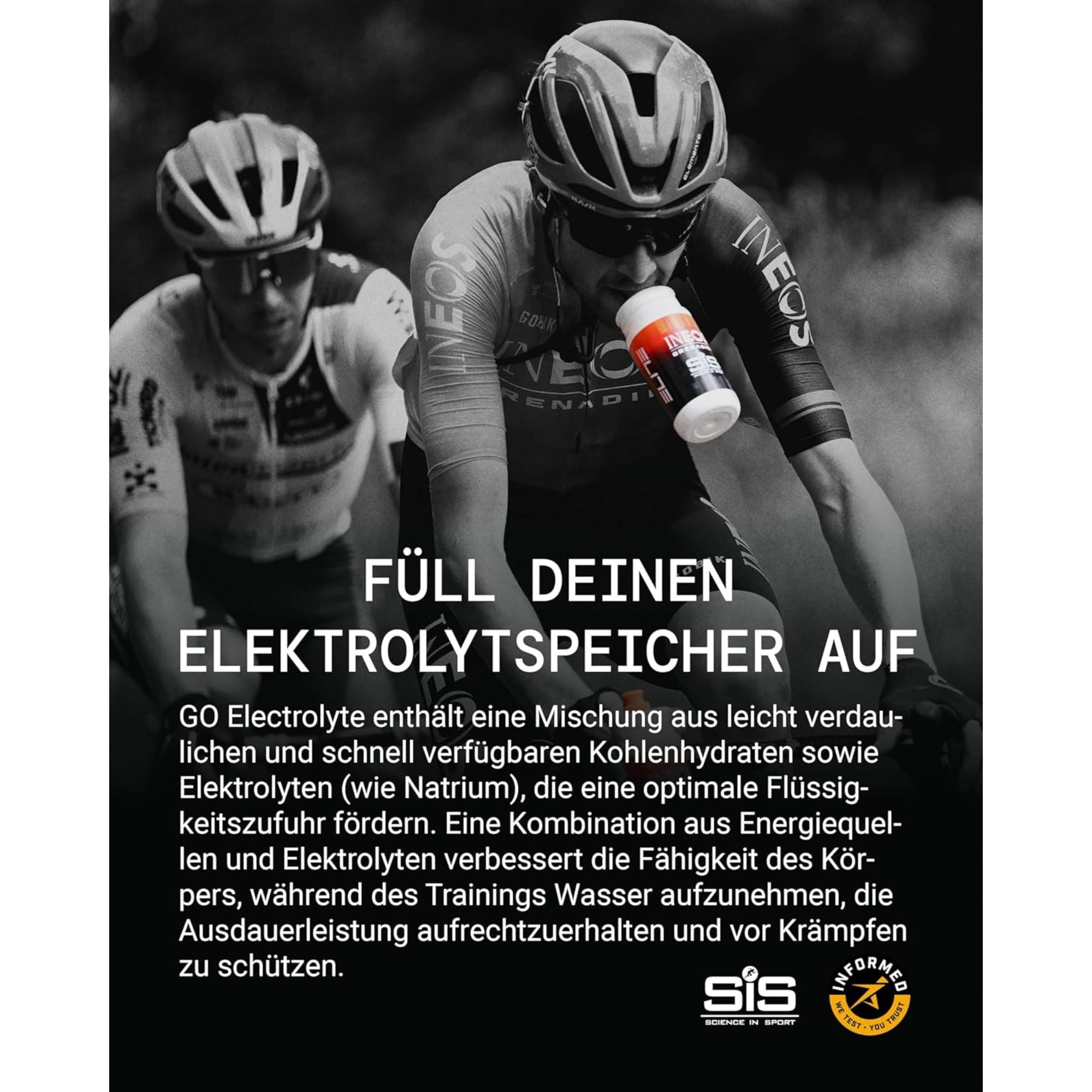 SiS Go Electrolyte | Elektrolyte + Kohlenhydrate | Orange