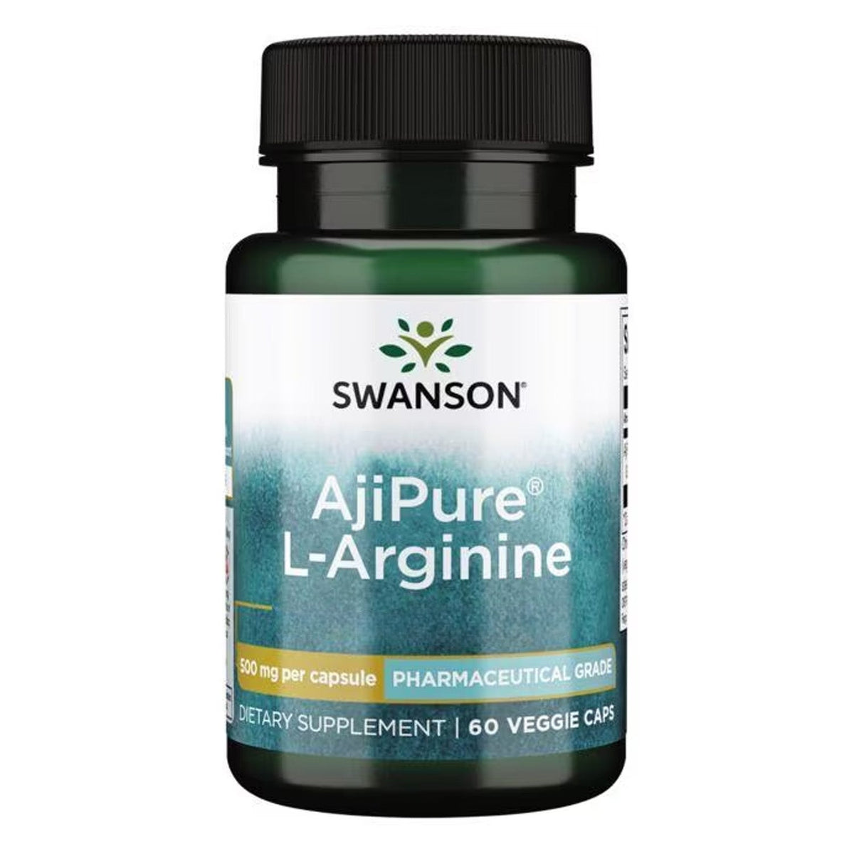 Swanson L-Arginin 500mg 60 vegane Kapseln – Aminosäuren-Präparat | kaufen in Deutschland und Österreich