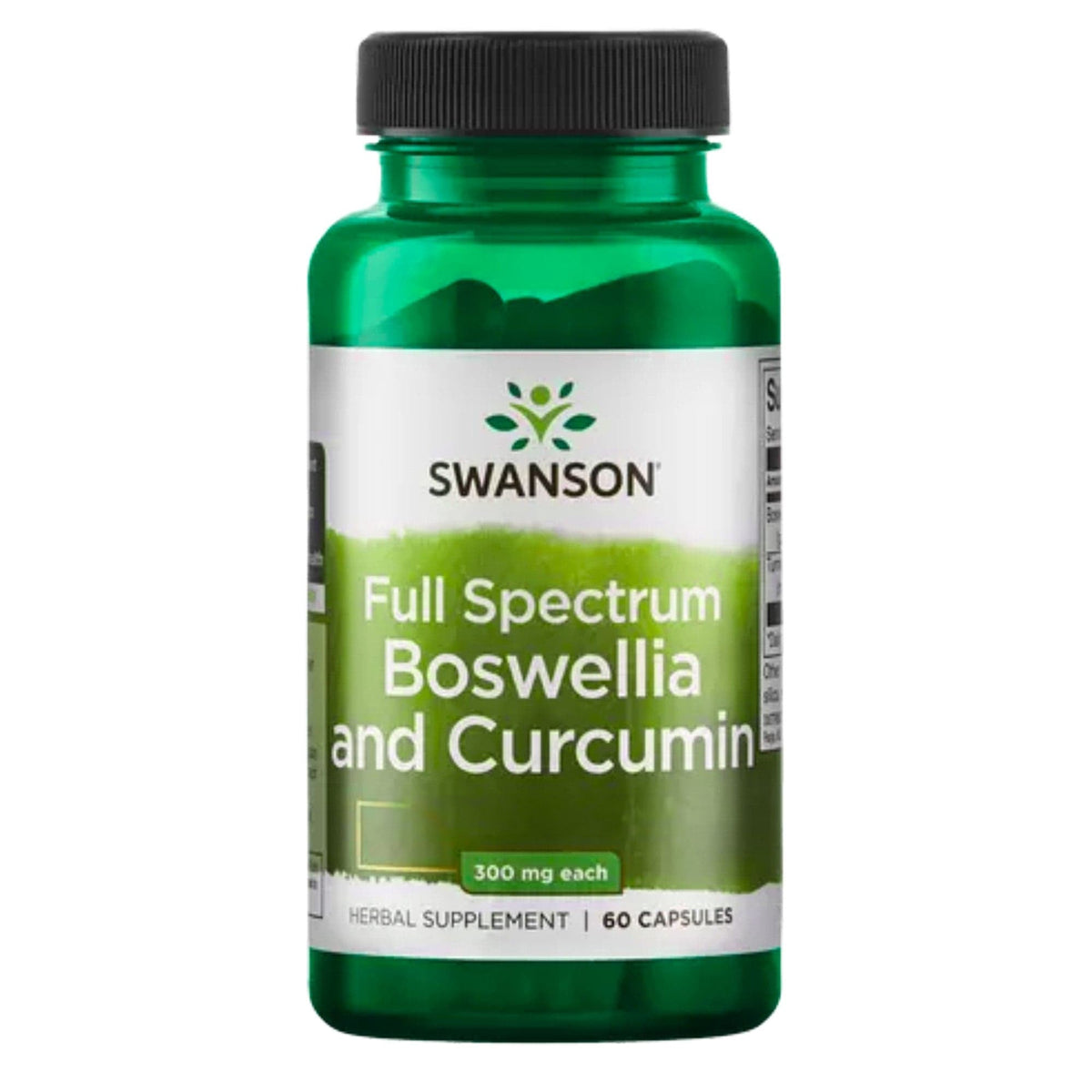 Swanson Vollspektrum Boswellia und Curcumin 60 Kapseln