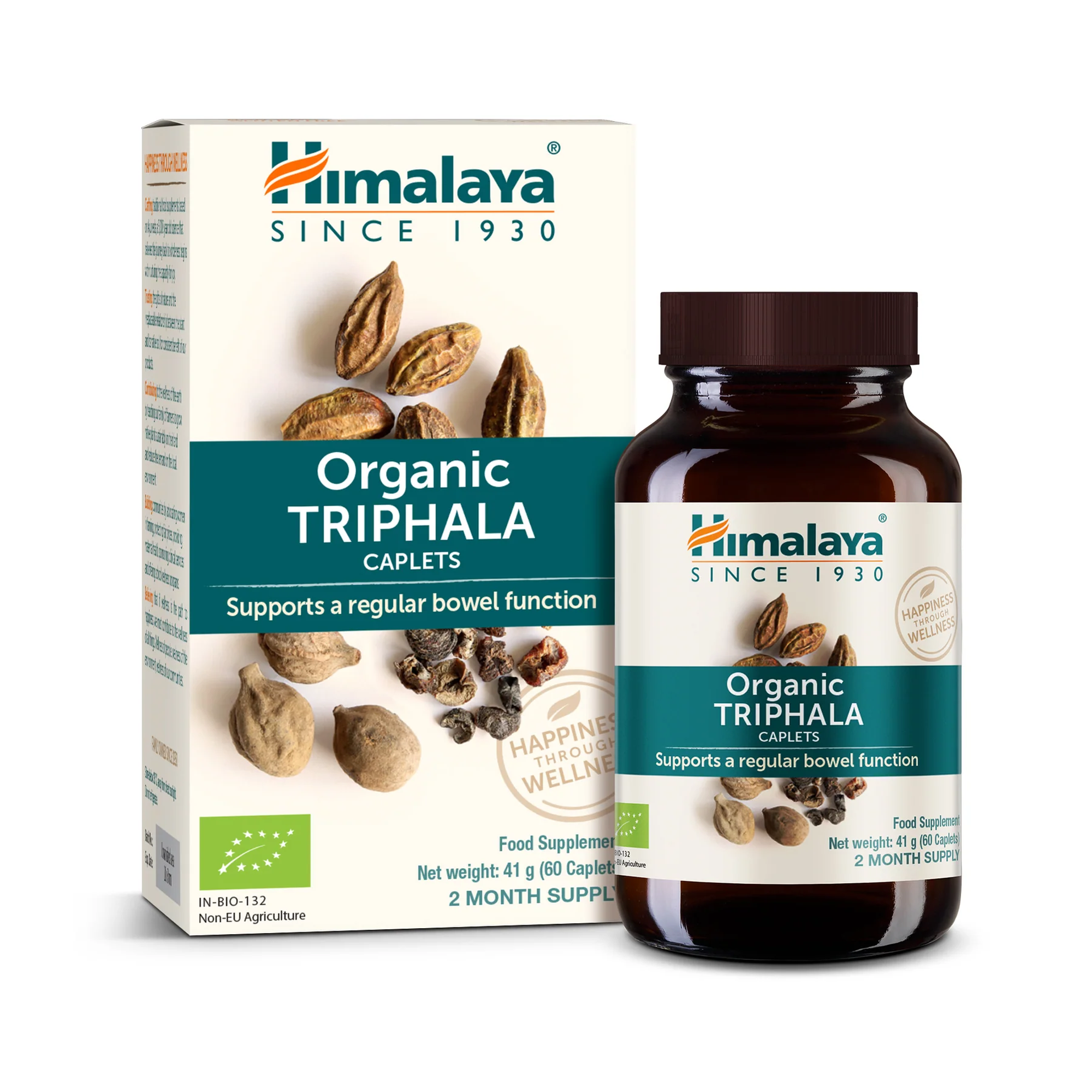 Organic Triphala 688mg | 60 Tabletten | Himalaya