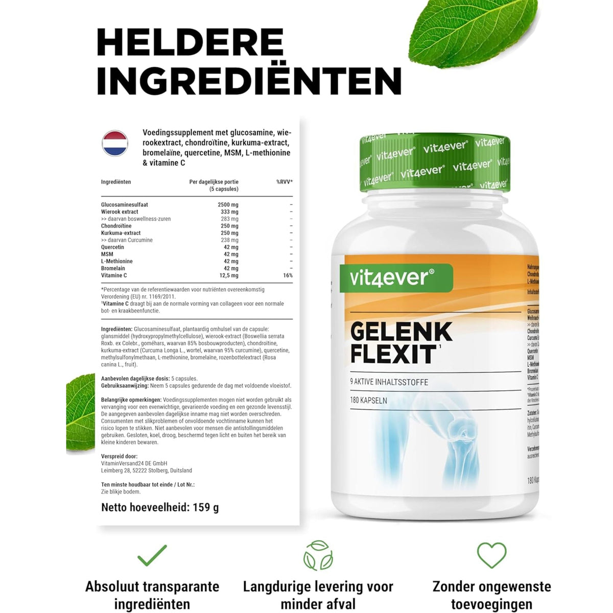 Gelenk Flexit | 180 Kapseln | Vit4ever
