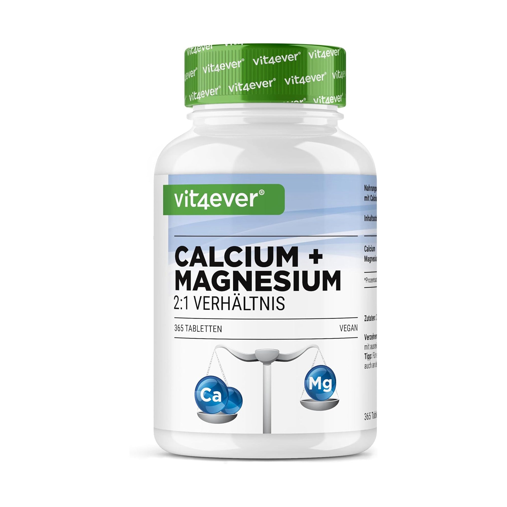Vit4ever Calcium + Magnesium 2:1 Tabletten