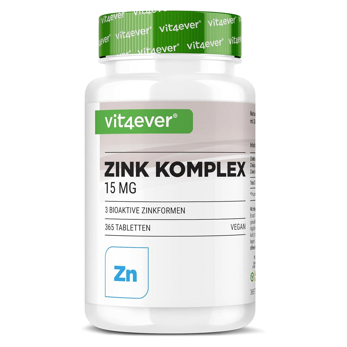 Zink Complex 15 mg Vit4ever – Nahrungsergänzungsmittel | kaufen in Deutschland und Österreich